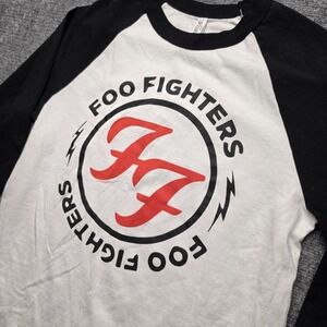 Foo Fighters LA Tour Pop Up Baseball Tee Mens M Alstyle 3/4 Sleeve Graphic